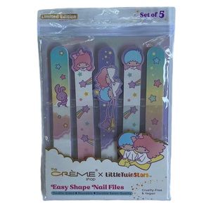 Crème x Little Twin Stars 🌟 Nail File Set of 5– Kawaii style 💅🏻